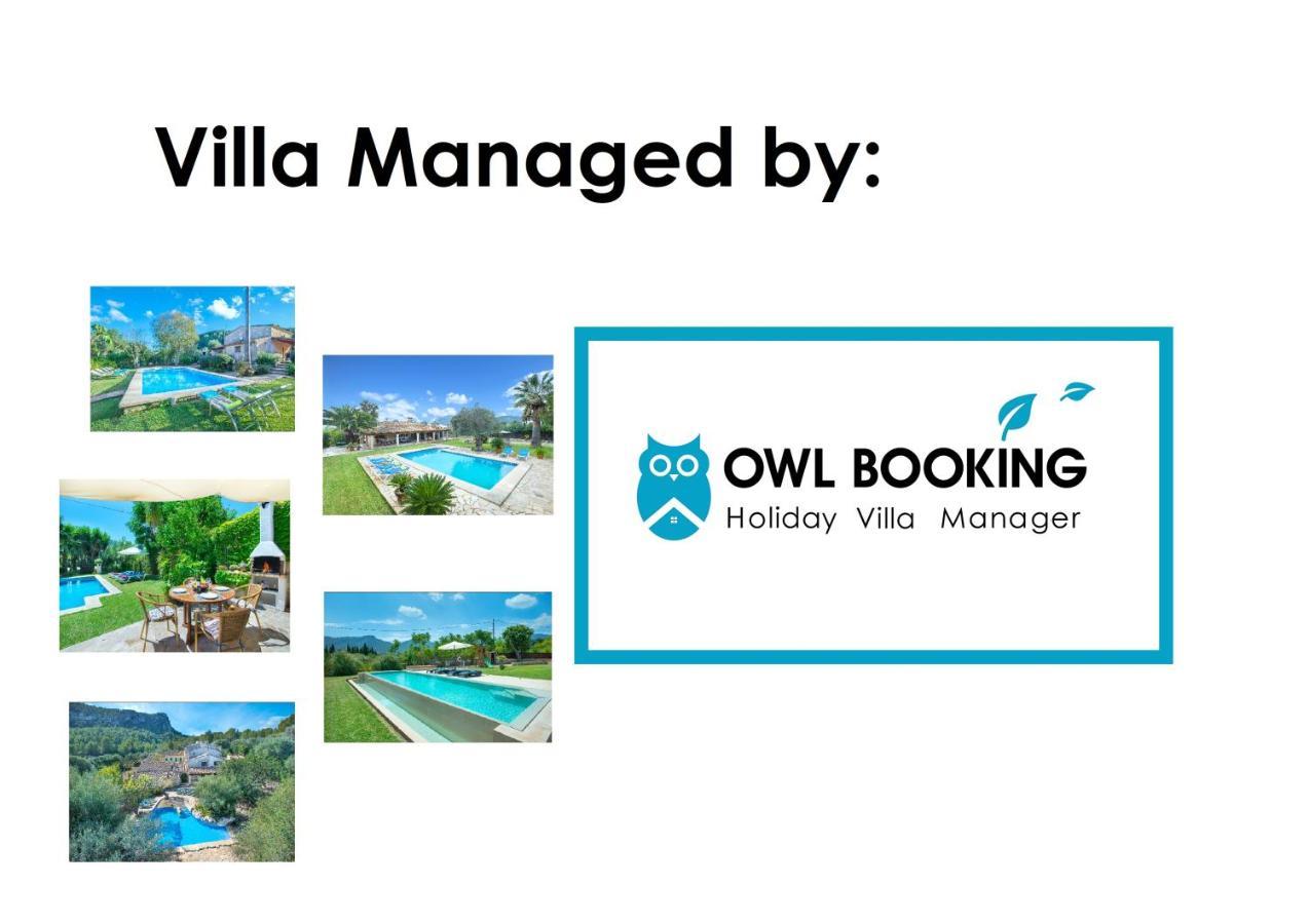 Owl Booking Villa Siquier - Luxury Retreat With Mountain Views Pollença Eksteriør bilde